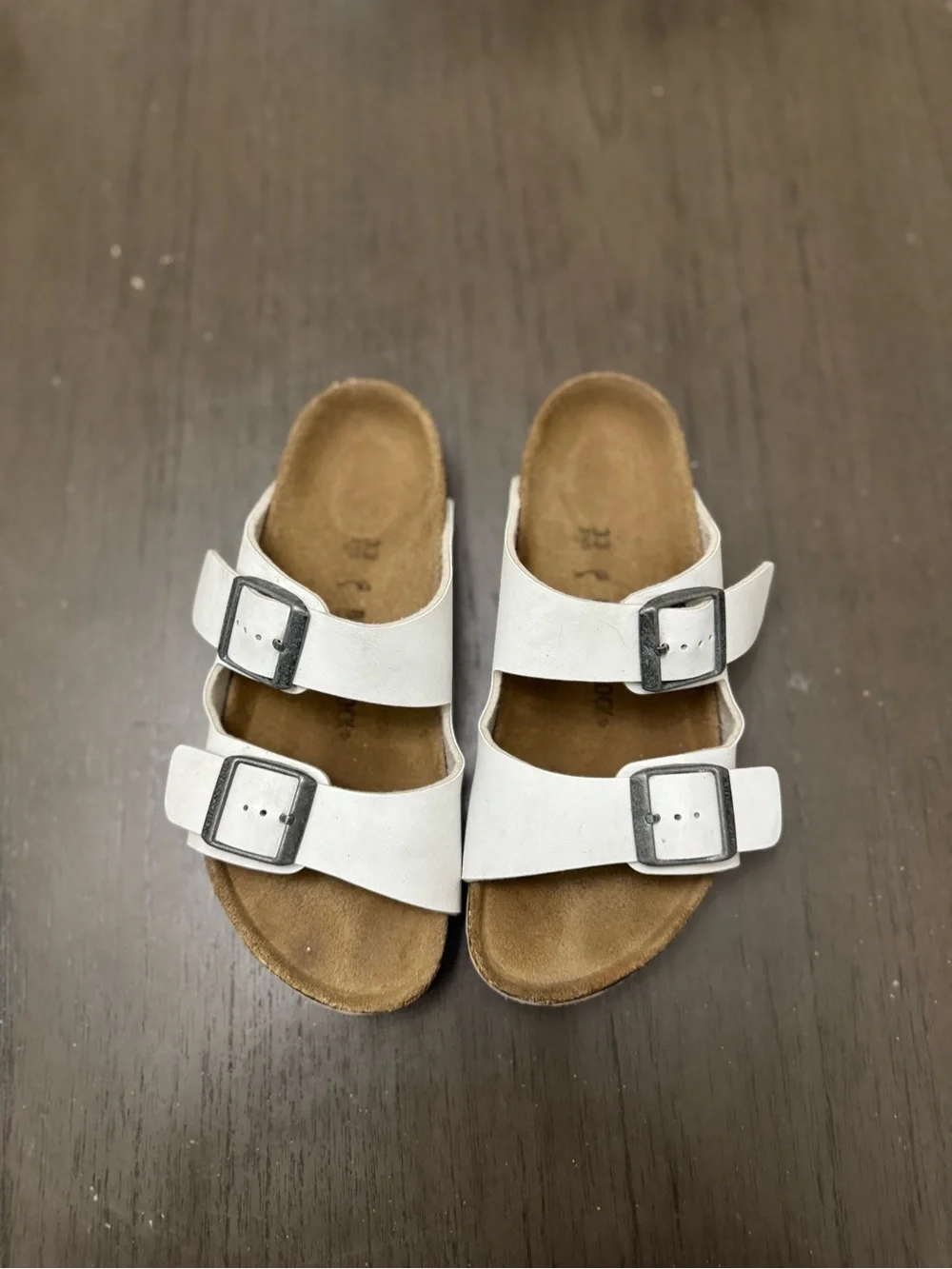 Birkenstock Size 33 (big kids 2) White Arizona